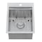 Ruvati Outdoor BBQ Workstation Sink 15x20" Topmnt MarineGrade T-316 SS RVBoat RVQ5210 - alternate 10